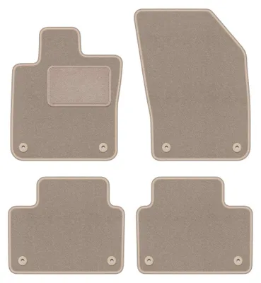 Immagine prodotto di Tappetini in moquette per Volvo S60 II 2018- (station wagon/berlina) – set 4 pezzi, beige, su misura – Wielganizator LUX