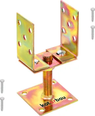 Produktbild von KOTARBAU® U-Pfostenträger 80 – 120 mm Pfostenträger Bodenhülse Verzinkt