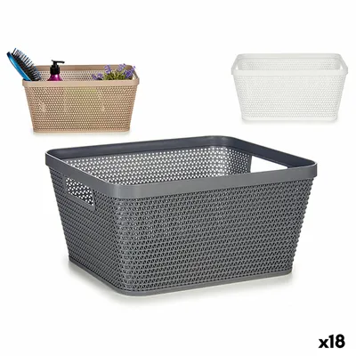Obrázek produktu pro Víceúčelový plastový koš 5 L 29,5 x 13 x 23 cm (18 kusů)