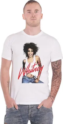 Produktbild von Whitney Houston - "Wanna Dance" T-Shirt für Herren/Damen Uni RO3686 (XL) (Weiß)