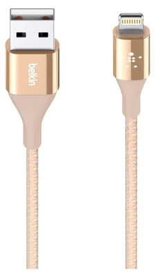 Obrázek produktu pro Belkin DuraTek, 1,2 m, USB A, Micro-USB B, USB 2.0, Samec/samec, Zlato