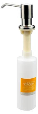 Produktbild von Einbauseifenspender aus mattem Edelstahl für Küche und Bad