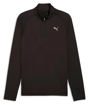 Produktbild von Puma M PWRTRAIN FABRIX Mix 1/4 Zip Puma schwarz