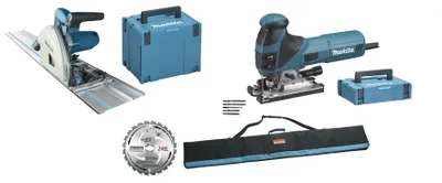 Produktbild von Makita Zestaw Pilarka Wyrzynarka Combo (Sp6000+4351Fct+Acc)
