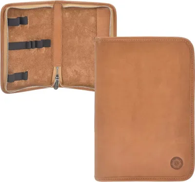 Produktbild von Sonnenleder Stiftetui Leder Schlamper Stifteetui Etui Tasche Hauff naturbraun 801-405-01