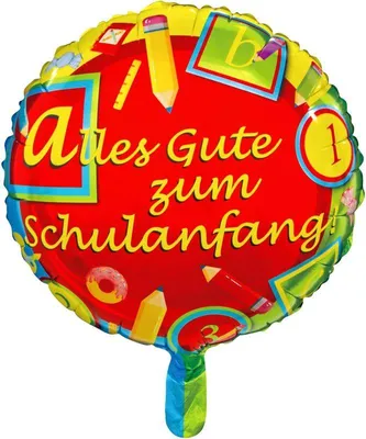 Produktbild von Folienballon Einschulung Schulanfang