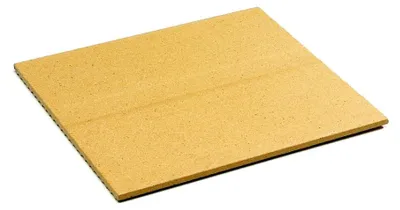 Pizzastein, Terracotta, 38x33 cm, für Ofen & Grill, beige