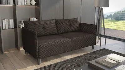 Obrázok produktu pre Trojmiestna pohovka MAELLA - tmavo hnedá