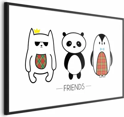 Produktbild von Posterpapier Poster - Friends 42x29.7 cm Für Kinder g-A-0153-ao-a