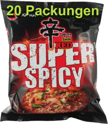 Produktbild von Instant Nudeln Super scharf-würzig 20er Pack (20 x 120g)