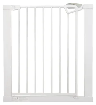 Immagine prodotto di Barriere di sicurezza per porte e scale easySafe+ in metallo - Larghezza regolabile da 75 a 82 cm - Estendibile fino a 110 cm - Certificata - Chiusura con segnalatore luminoso e blocco a 90°