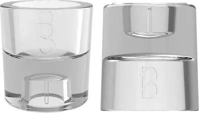 Produktbild von Bolsius Kerzenhalter 2 in 1 transparent