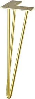 Produktbild von Hettich Hairpin 40 x 12 x 12 cm Stahl gold - 1 Stück