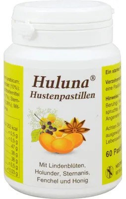Image de Pastilles contre la toux Huluna, 60 pastilles