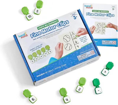 Productafbeelding van Learning Resources Getallen leren Klemmetjes voor de fijne motoriek - Getallenknijpers voor kinderen - Speelgoed voor de fijne motoriek