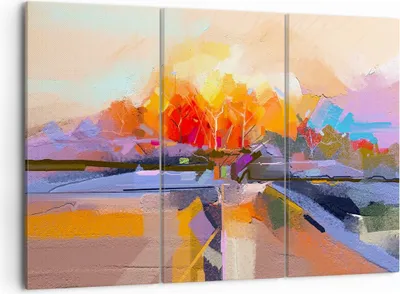 Produktbild von Bild auf Leinwand - Leinwandbild - Abstraktion modern - 105x70cm - Wand Bild - Wanddeko - Leinwanddruck - Bilder - Kunstdruck - Wanddekoration - Leinwand bilder - Wandkunst - CE105x70-4097