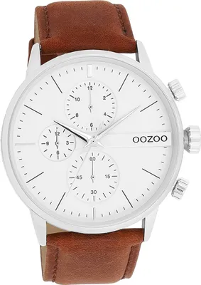Produktbild von Oozoo Leder Herren Uhr Analog Quarzuhr Armband braun Timepieces D2UOC11220