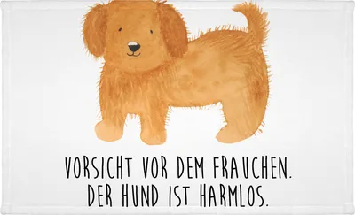Produktbild von Mr. & Mrs. Panda Handtuch Hund Flauschig - Weiß - Geschenk, 50x100, 100x50, Händehandtuch, Hundespruch, Sprüche, kleines, Hundemama, Flauschtuch, Frauchen, Hunde