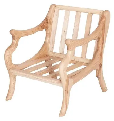 Immagine prodotto di Poltrona Sedia in legno naturale Sedia Sedie Relax Arredo esterno Giardino Balcone Poltrona