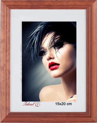 Produktbild von Artos Holz Bilderrahmen Acrylglas Plexi Lifestyle Foto Rahmen Collage Wanddeko Poster - Farbe: Braun | Format: 15x20