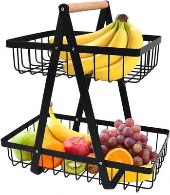 Produktbild von Doppeltes Obstregal für Gemüse und Obst