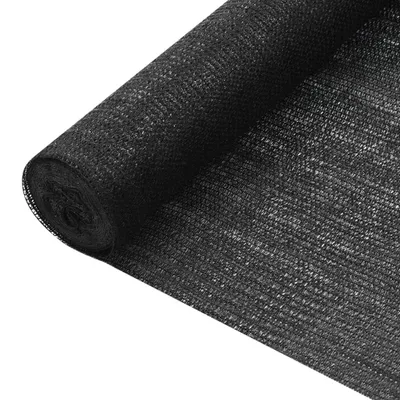 Produktbild von Zaunblende Schwarz 2x50 m HDPE 75 g/m²