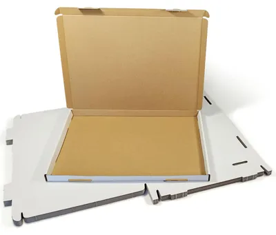 Produktbild von 10 Großbriefkartons DHL Kartons Post Großbrief Briefsendung 350 x 250 x 20 mm ( GB 2 ) Weiß