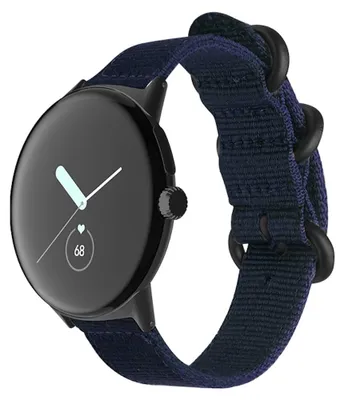 Produktbild von Smartwatch Armband Nylon Stahl-Schnalle Google Pixel Watch 4 / 3 / 2 / 1 41mm