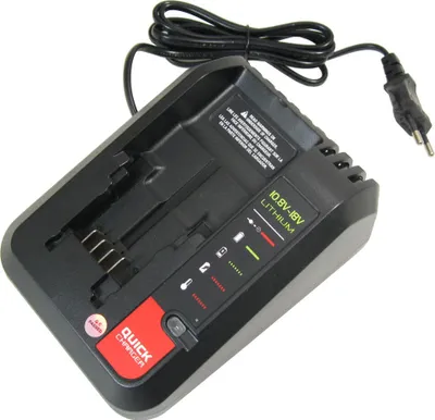 Produktbild von Multivolt Li-Ion Akku Ladegerät (10,8V 14,4V 18V) Ladestation Schnellladegerät für Black&Decker GKC1825L GPC1820LB GWC1800L LST220 MFL143K MFL143KB SSL20SB SSL20SB-2 STC1820 STC1820