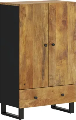 Obrázek produktu pro Komoda se zásuvkou 60 x 33 x 100 cm masivní mangovník a železo