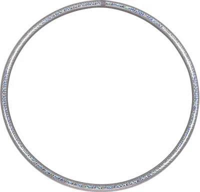Produktbild von Hologramm Hula Hoop Reifen, Silber Ø80cm