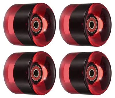 Obrázok produktu pre Elzusha – Súprava 4 koliesok na skateboard, priemer 60 mm, s ložiskami ABEC-9