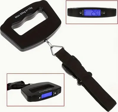 Produktbild von KOFFERWAAGE Digitale LCD Kofferwaage bis 50KG Gepäckwaage