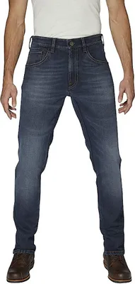 Produktbild von Rokker Rokkertech Tapered Slim Blue Motorradjeans, blau, 38/34