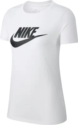 Produktbild von Nike W Nsw Tee Essntl Icon Futur Biały/Czarny M