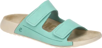 Produktbild von Ecco COZMO Damenschuhe - sportliche Pantoletten blau Freizeit NEU