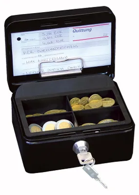Imagen del producto de Cajetín para dinero WEDO con clip, (ancho) 152 x (alto) 115 x (profundidad) 80 mm