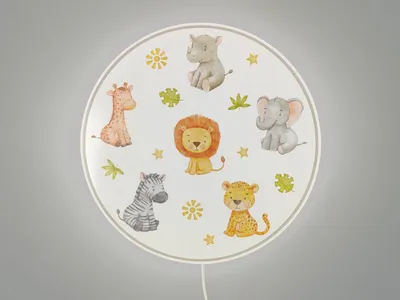 Produktbild von Kinderzimmer Wandleuchte LITTLE SAFARI
