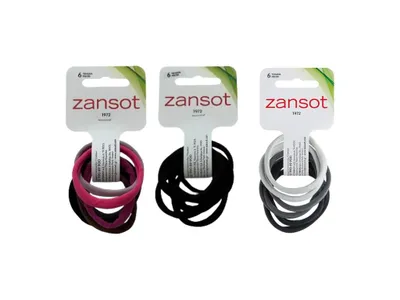 Produktbild von Zansot Elastische Haargummis, klein, feines Material, 3 x 6 Stück