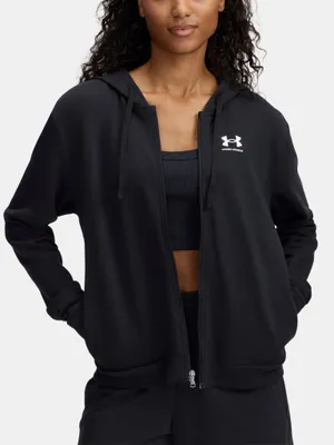 Produktbild von Under Armour Damen Sweatshirt Ua Rival Terry Fz 6005509-001__MD