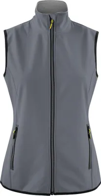 Produktbild von Damen Softshell Weste Trial mit Reißverschlusstaschen und elastischen Bündchen