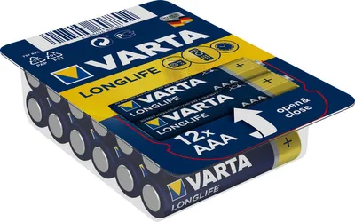 Produktbild von Longlife Batterie LR03, AAA (Micro) (12 Stück)