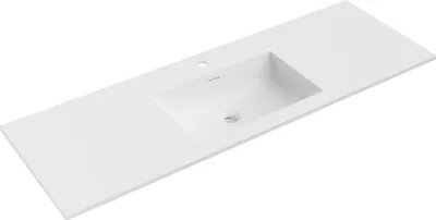 Obrázek produktu pro Mexen Otis umyvadlo zapuštěné do desky 141 x 46,5 cm, bílá mat - 25181401