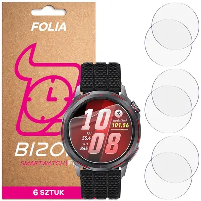Produktbild von 6x Schutzfolie für den Bildschirm für Huawei Watch GT Runner 2, Bizon Watch HydroFlex