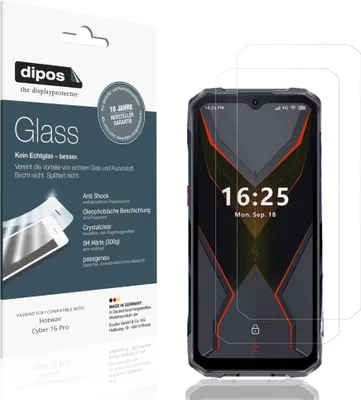 Image de 2x Protection ecrán pour Hotwav Cyber 16 Pro Verre souple Film Protecteur 9H dipos