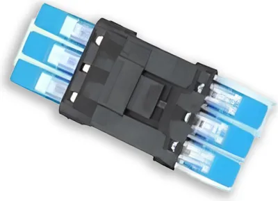 Produktbild von ISOLED Durchgangs-Steckverbinder 3-polig, 0,5-2,5mm², max. 250V/10A