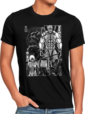 Produktbild von A.N.T. Gigant Nippon Herren T-Shirt attack anime japan manga on titan aot