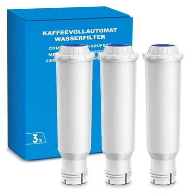 Image de Filtres à eau de remplacement pour machines à café, compatibles avec Krups F088, Melitta et Nivona, lot de 3
