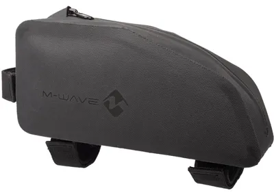Produktbild von M-Wave Bikepacking Oberrohrtasche 0,75 l Schwarz - Leichte Fahrradtasche mit ....