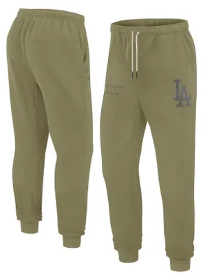 Productafbeelding van Los Angeles Dodgers heren fleecebroek met boord